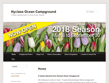 Tablet Screenshot of hyclass-campground.com
